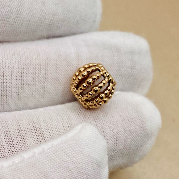 EUC Pandora 788679C00 Pandora Rose Beaded Openwork Charm - Picture 3 of 6